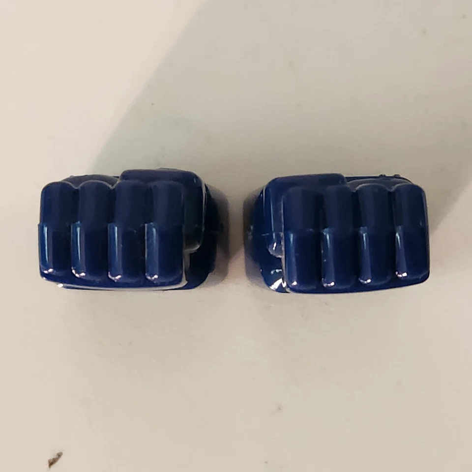 Vintage Transformers G1 Left Right Hands Starscream Dark Navy Blue  - Image 3 of 4