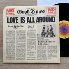 1976 War Love Is All Around Original US Press In Shrink! eric burdon animals