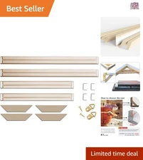 Wood Canvas Frame Kit 24x36 Inch for Oil Paintings Wall Art Easy to Build