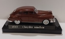 Vtg Solido 1:43 Chrysler Windsor # 4513 Brown with Stand Made in France k