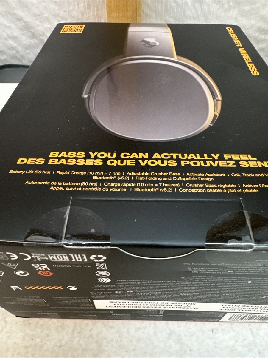 Skullcandy Crusher Wireless Headphones - Black for sale online | eBay