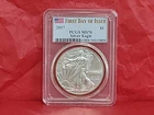 2017 $1 American Silver Eagle PCGS MS70 First Day Of Issue