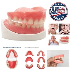 Comprehensive DIY Denture Set: Realistic Uppe...