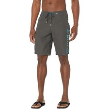 O'Neill Mens 30 Charcoal Santa Cruz Solid 2.0 Boardshorts Swim Beach Surf L9-30