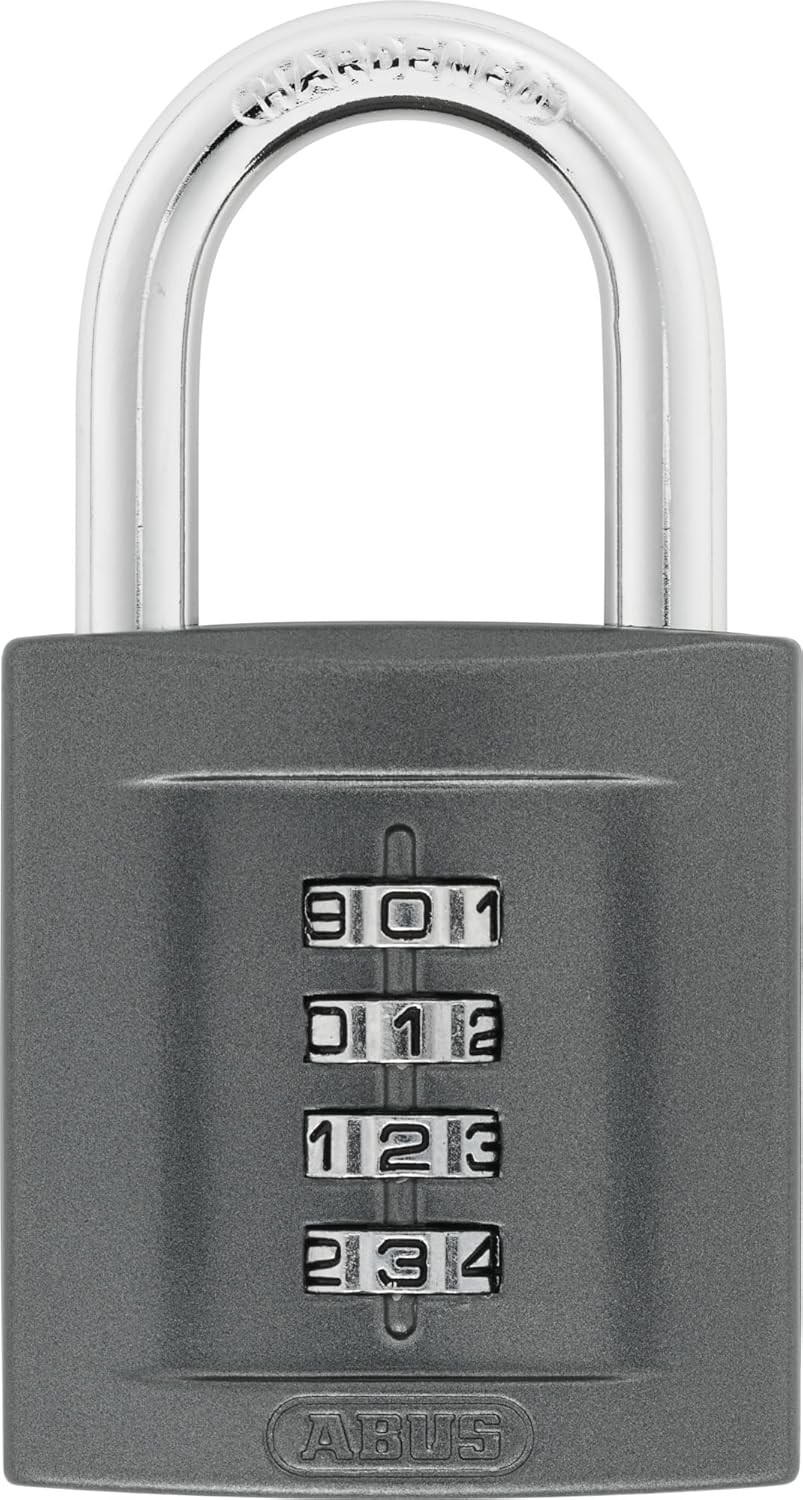 ABUS Combination Lock 158/50 with digit code - Padlock with Zinc Die-Cast Body