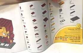 Lego Brick Headz Marvel IRON MAN 6 Building Toy 41590 BrickHeadz Box Manual 