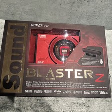 CREATIVE SOUND BLASTER Z, DOLBY DIGITAL LIVE AND DTS, WITH MICROPHONE. 
