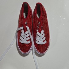 Balera WL6033 Red Jazz Hip Hop Dance Shoes Unisex Size 8AM Performance Footwear