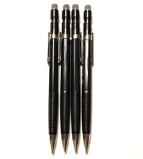 Skilcraft Vintage Mechanical 0.9mm Twist Pencil Government Black Gray Eraser Top