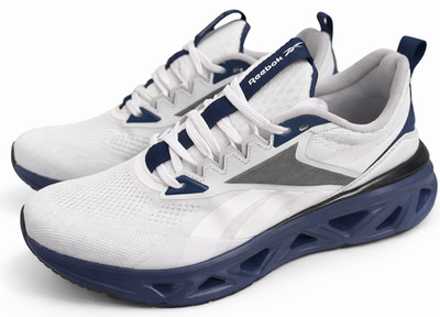 Reebok Men s Athletic Running Walking Shoes White Navy   Comfort Size 12 M - NEW