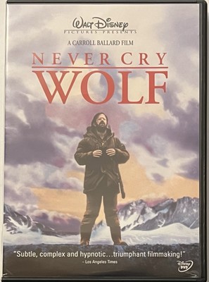Never Cry Wolf (DVD, 1983) Disney Classic Nature Outdoors Rare OOP Family Film