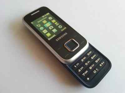 SAMSUNG GT-E2350B BLAU NEUWERTIG OVP OHNE SIMLOCK SLIDERHANDY 2,0'' SELTEN RAR