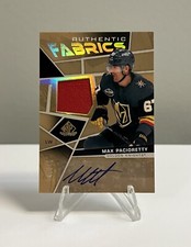 2021-22 UD SP Game Used Max Pacioretty Jersey Patch Autograph /49 Knights