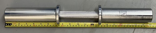 CAP BARBELL BRAND FITNESS POLISHED CHROME OLYMPIC LOADABLE DUMBELL HANDLE ONLY - Picture 7 of 8