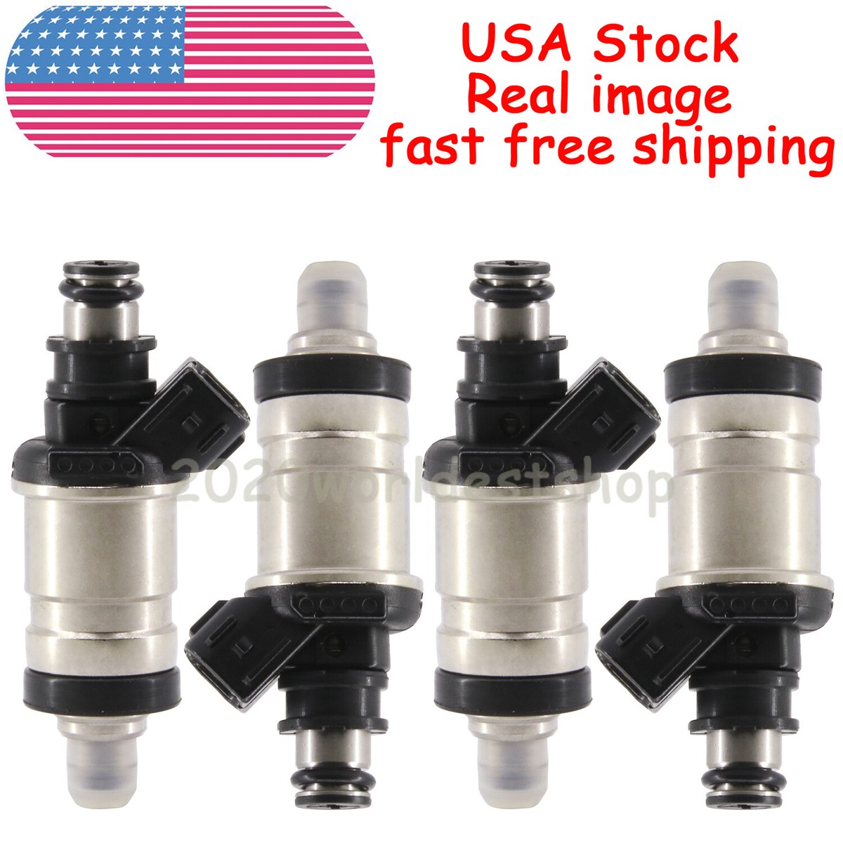 SET(4) 842-12192 Fuel Injectors 06164-P2J-000 for 1997-2001 Honda