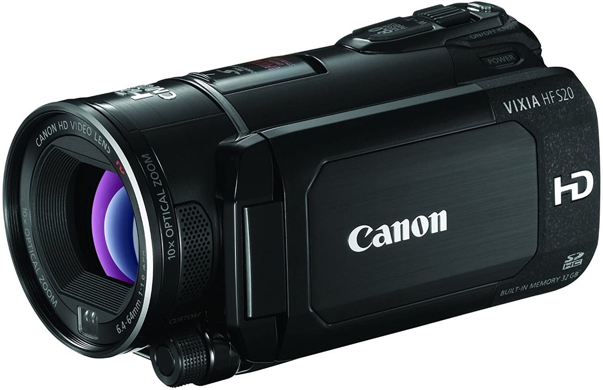 Canon VIXIA HF S20 Full HD Camcorder w/32GB Flash Memory Pro