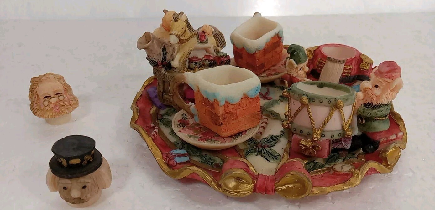 Miniature Christmas Toy Shop Tea Party Decoration Removable Heads 