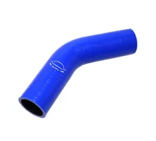 4-Ply Reinforced 1.5" ID 45 Degree Elbow Silicone Hose Coupler Intake BLUE