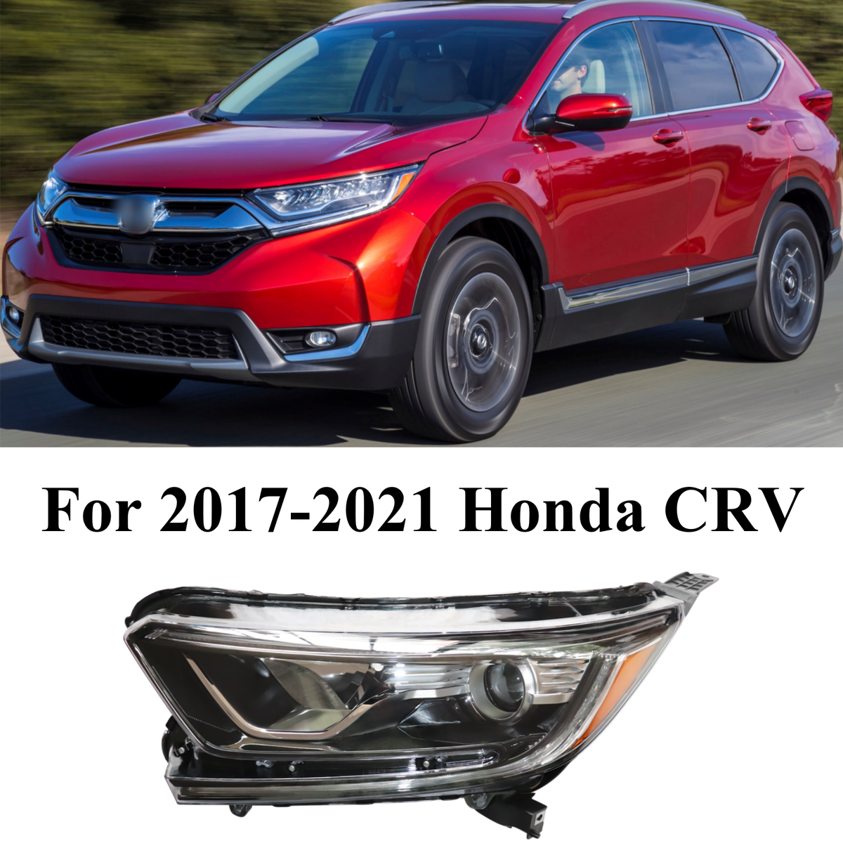 Headlight Set For 2017 2018 2019 2020 2021 Honda CR-V CRV Left 