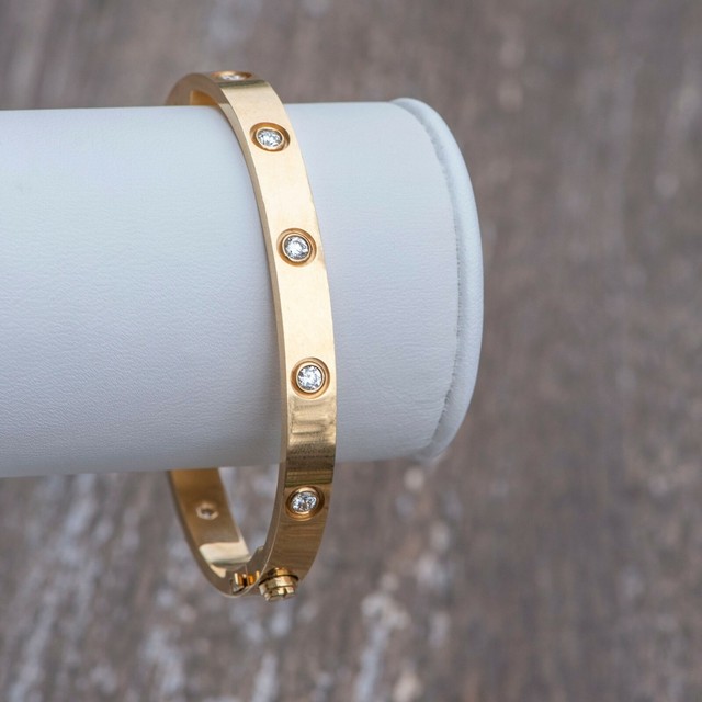 cartier 10 diamond bracelet