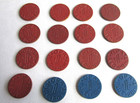 16 Different WWII World War Two Ration Tokens Red Point & Blue Point OPA token D