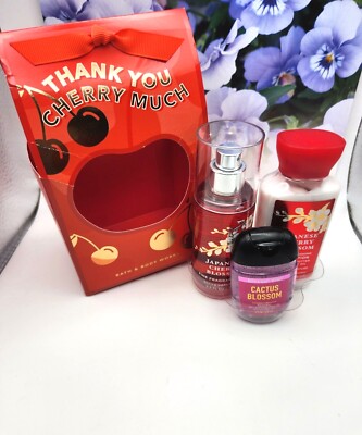 Bath & Body Works Mini Gift Set Body 3 pc Mist Fragrance Sanitizer