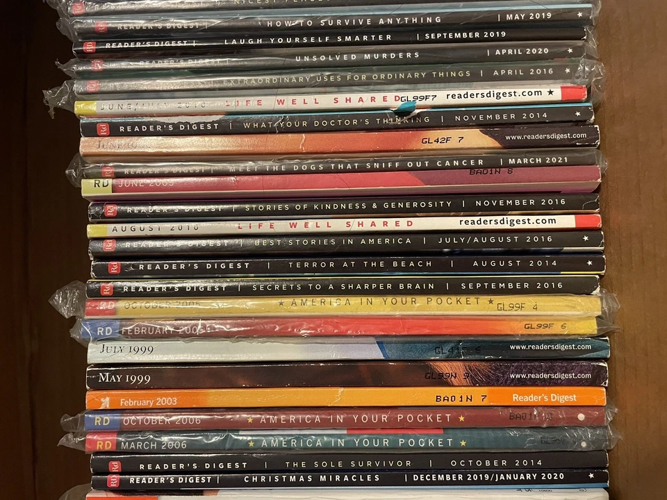 Lot Of 57 Readers Digest Magazine 1998-2021 - Imagem 3 de 4
