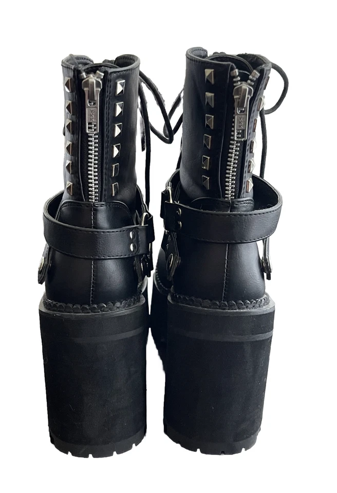 Botines de plataforma Demonia Assault-101 - talla 10 Foto 3 de 4