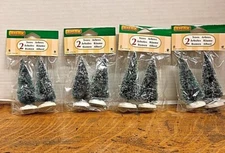 LEMAX Bristle Tree - Small, 4" - (#14004) You Get Four Pkgs. =  8 Trees - New!