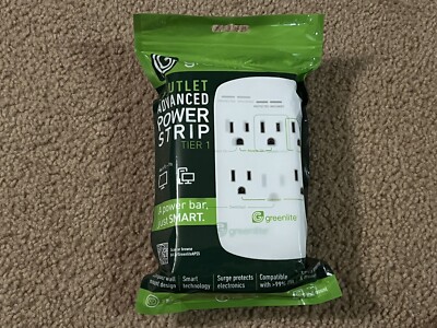 Greenlite 5 Outlet Advanced Power Strip New