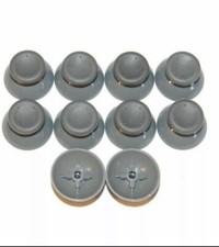 10pcs Gray Replacement Thumb Sticks Analog for Microsoft Xbox 360 Joysticks Grey