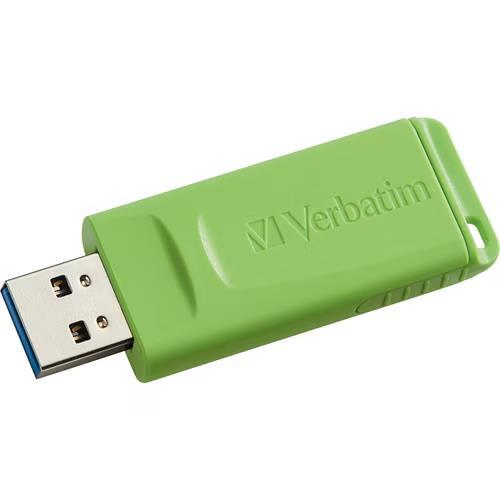 Verbatim 98703 3Pk 8GB Store N Go USB Flash Drive Red Green Blue Retractable - Picture 3 of 8