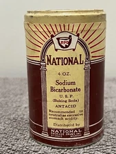 Vintage NPD Unopened Sodium Bicarbonate tin