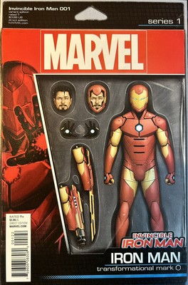 T-shirt Marvel Iron Man - Taille L - Neuf Emballé - Coton, Manches Courtes
