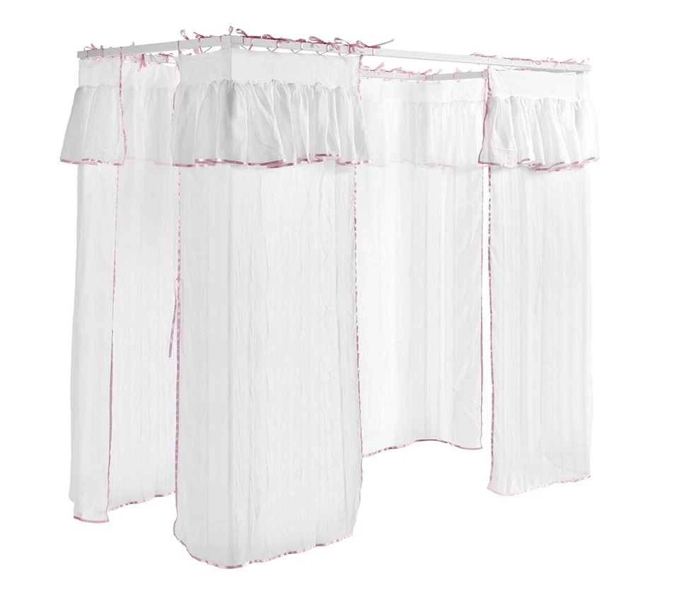 Herz 4 Gardinen Dekorativ Bett Himmel Kind Hearts Vorhang Waschbar