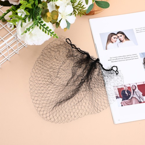 100 Pezzi Rete per Capelli per Avvolgere Reti per Capelli Balletto Nido per Dormire Panino - Foto 4 di 11