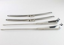 65 66 67 Chevy Bel Air Impala Polished Stainless Windshield Wiper Arms Blades 65 66 67 Chevy Bel Air Impala Polished Stainless Windshield Wiper Arms Blades