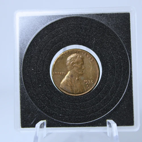 1976 D-Mint Lincoln Memorial Penny, RARE Double Die Error - Image 3 of 4