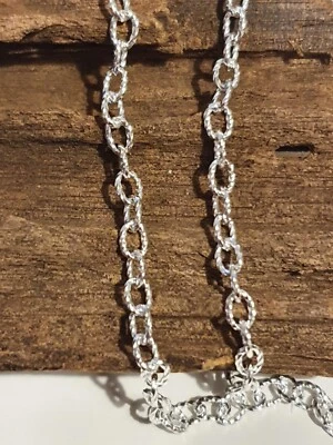 Gedrehtes Belcher Sterlingsilber Fußkettchen - extra große Fußkette 8,5' - 12,5" - Bild 1 von 4