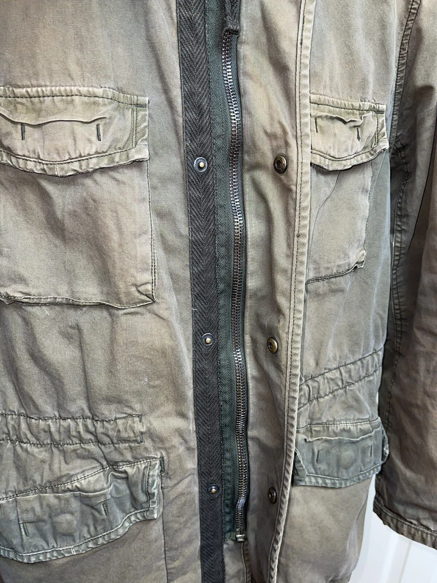 Gap military jacket cheap with hidden hood