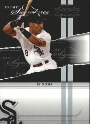 2004 Playoff Honors Prime Signature Insert #36 Bo Jackson /2500 Chicago WhiteSox