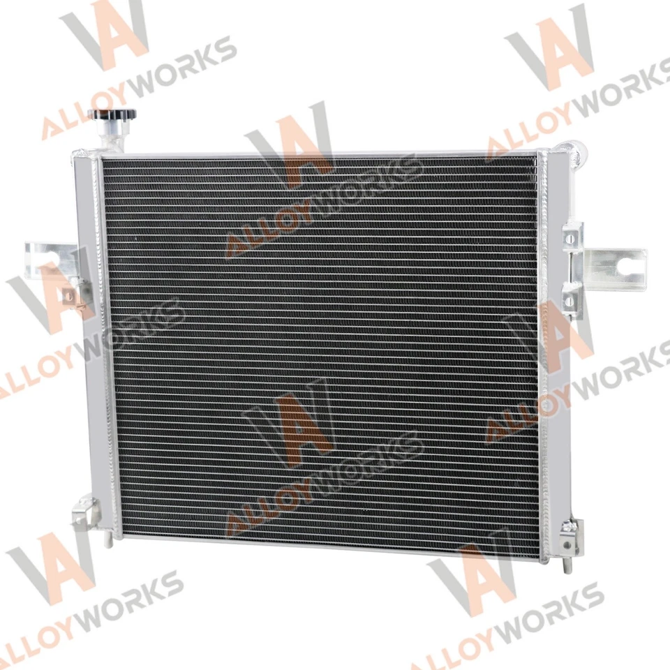 2-Row Aluminum Radiator For 2005-2010 Jeep Grand Cherokee 2006-10 Commander Foto 4 de 4