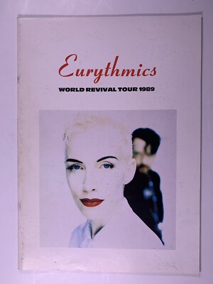 Eurythmics Programm Annie Lennox Dave Stewart Original World Revival Tour 1989