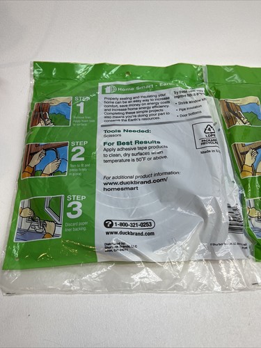Duck Brand Self Adhesive Foam Weatherstriping  Extra Large Gaps Window 🔥 2 Pack - Picture 5 of 6