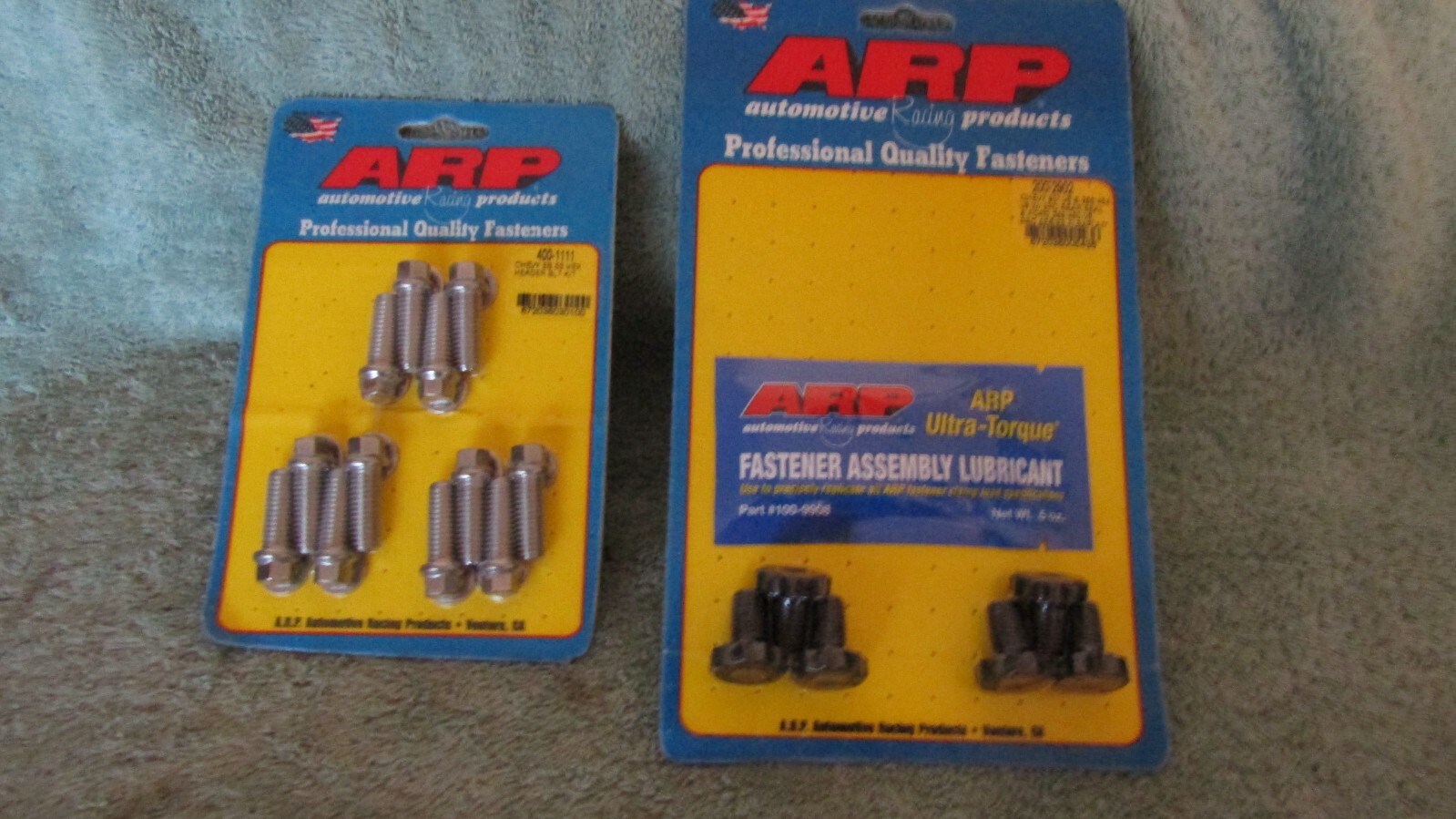Arp 4001111 Sbc Chevy SS hex header bolts & Arp 2002902 Flex plate
