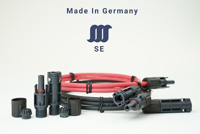 Solarkabel in SET(Schwarz-Rot)Hochwertige Qualität aus Deutschland PV Kabel 6mm²