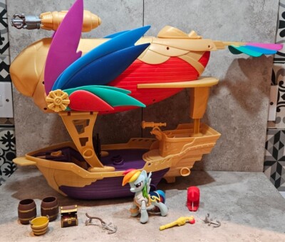 My Little Pony Guardians Of Harmony Swashbuckle Piraten Luftschiff mit Regenbogen...