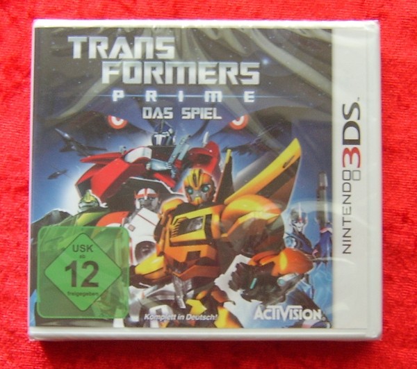 Transformers Prime Das Spiel, Nintendo 3DS Spiel, 3D, Neu, Deutsche Version-image