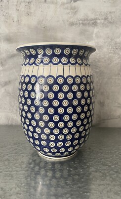 Original Bunzlauer Keramik Blumenvase 