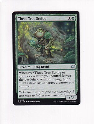 MAGIC THE GATHERING MTG BLOOMBURROW THREE TREE SCRIBE (#1)